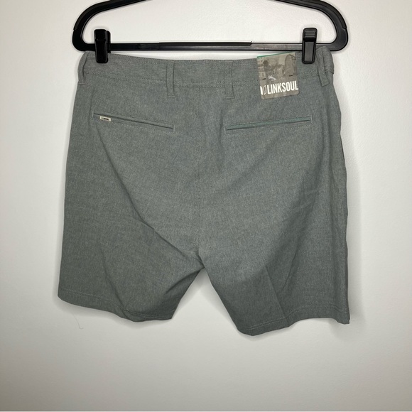 NWT LINKSOUL LINK SOUL Solid Boardwalker Short Grey 31 - Picture 3 of 7